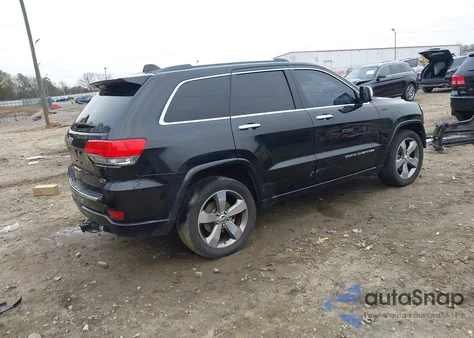 2014 Jeep Grand Cherokee Overland z USA, uszkodzony, nr VIN 1C4RJECM0EC300286